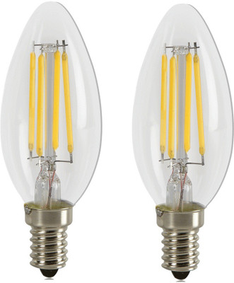 Havells 4 W Candle E14 LED Bulb(Yellow, Pack of 2)