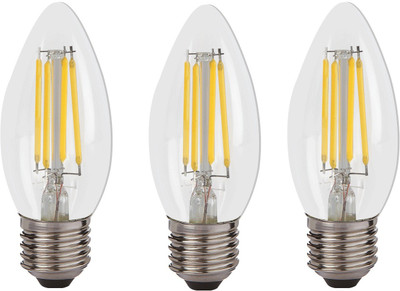 

Havells 4 W Candle E27 LED Bulb(Yellow, Pack of 3)