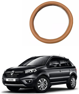 AUTOGARH Steering Cover For Renault Koleos(Tan, Leatherite)