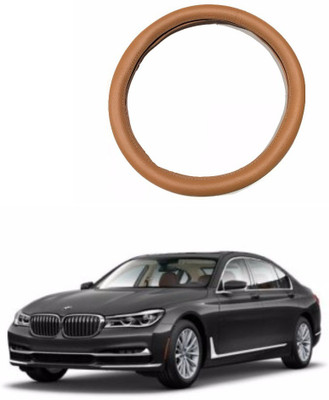 AUTOGARH Steering Cover For BMW 6 Series(Tan, Leatherite)