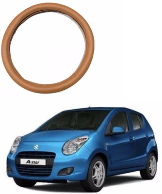 AUTOGARH Steering Cover For Maruti A-Star(Tan, Leatherite)