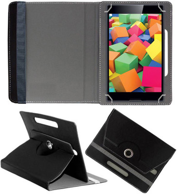 Fastway Book Cover for iBall Slide 4GE Mania 8 GB 7 inch with Wi-Fi+4G Tablet(Black, Cases with Holder)