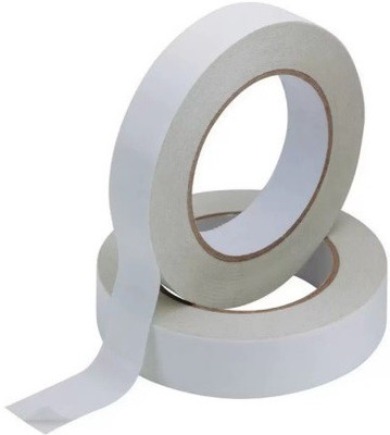 

Shreeji Decoration Double Sided Handheld Dispenser Tissue Tape (Manual)(Set of 2, White)