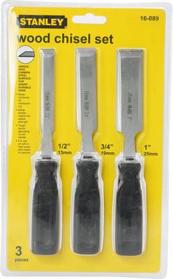 Stanley 16-089 wood Combination Chisel Set(Pack of 3) Stanley 16-089 wood Combination Chisel Set(Pack of 3)