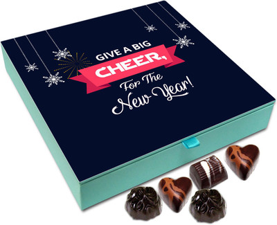 

Chocholik New Year Chocolate Box - Give A Big Cheer To New Year Chocolate Box - 9pc Truffles(108 g)