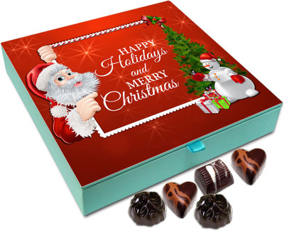 

Chocholik Christmas Gift Box - Happy Holidays And Merry Christmas Chocolate Box - 9pc Truffles(108 g)