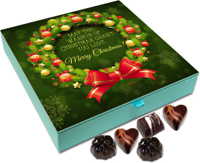 

Chocholik Christmas Gift Box - May The Warmth Of Christmas Grant You Love Chocolate Box - 9pc Truffles(108 g)