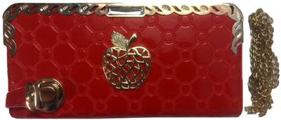 

One Touch Solution Party Red Clutch