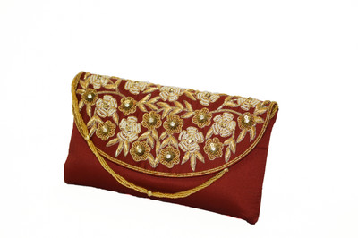 

sm shopper Party Red Clutch