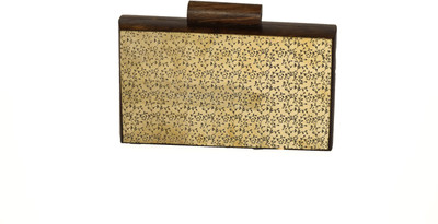 

sm shopper Party Gold Clutch