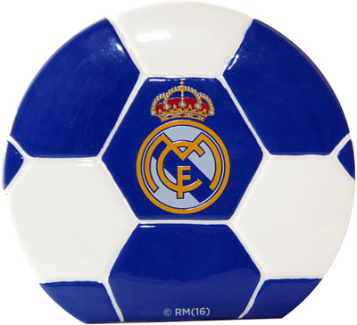 

Real Madrid FC Real Madrid F C Ceramic Money Bank Coin Bank(Multicolor)