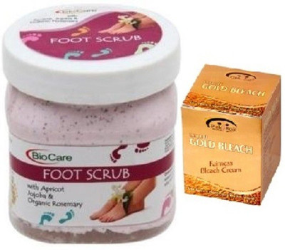 

Biocare Foot Scrub 500 ML, Pink Root Golden Bleach Pack of 2(Set of 2)