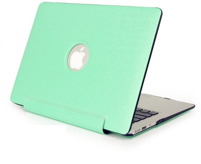

LUKE Macbook Air 13.3 Case Silky Pattern PU Leather Coated Plastic Hard Shell Cover Snap On Logo shine through Protective Case For Apple Macbook Air A1466 / A1369 with keyboard Cover + touch pad protector + dust plugs + Screen protector Combo Set