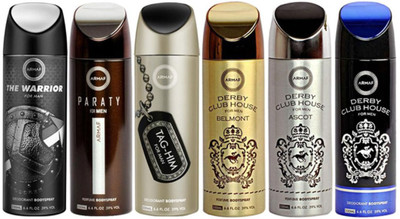 

armaf deo MORE Body Spray - For Men(1200 ml, Pack of 6)