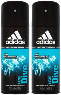 

ADIDAS Two Ice Dive Combo Set Body Spray - For Men(300 ml, Pack of 2)