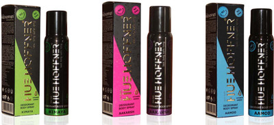 

HUE HOFFNER KIMAYA, AAKARSH & AAMOD No Gas Deodorant Spray - For Men & Women(360 ml, Pack of 3)