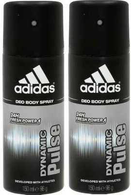 ADIDAS Two Dynamic Pulse Combo Set Body Spray - For Men(300 ml, Pack of 2)