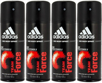 

ADIDAS Four Team Force Combo Set Body Spray - For Men(600 ml, Pack of 4)