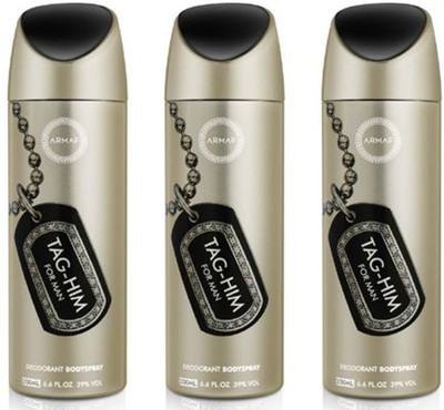 

armaf deo TEG HIM Body Spray - For Men(600 ml, Pack of 3)