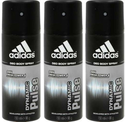 

ADIDAS Three Dynamic Pulse Combo Set Body Spray - For Men(450 ml, Pack of 3)