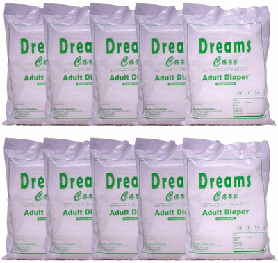 

Dreams Care DC_L_10 Adult Diapers - L(10 Pieces)