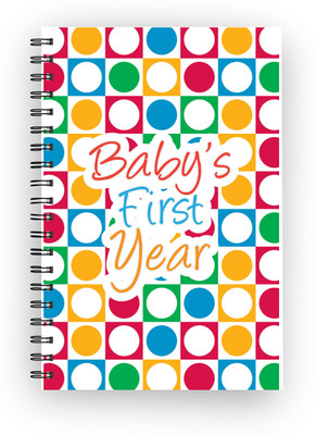

Inkalabh A5 Notebook(Baby's First Year Book, Multicolor)