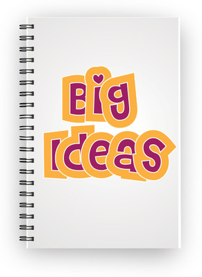 

Inkalabh A5 Notebook(Big Ideas Cute, Multicolor)