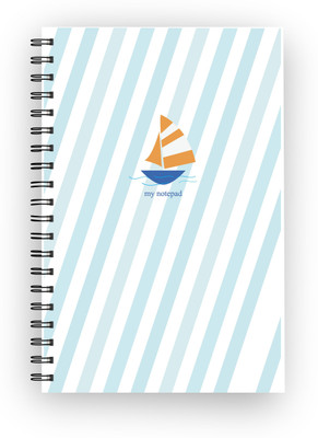 

Inkalabh A5 Notebook(Sailing through the Bars, Multicolor)