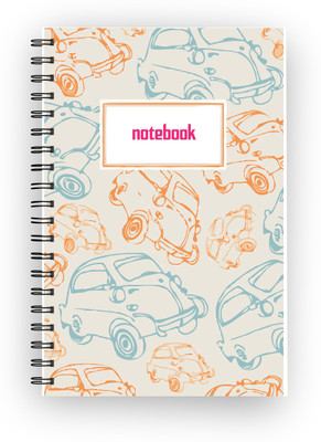 

Inkalabh A5 Notebook(Retro Cars, Multicolor)