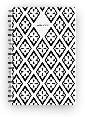 

Inkalabh A5 Notebook(Retro Black Pattern, Multicolor)