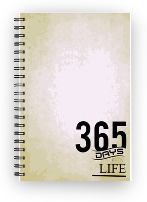 

Inkalabh A5 Notebook(365 Days of My Life, Multicolor)