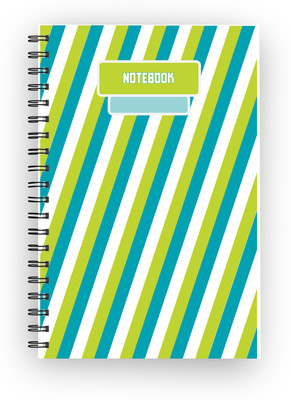 

Inkalabh A5 Notebook(Green Bars, Multicolor)