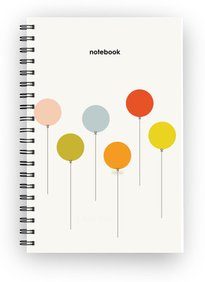 

Inkalabh A5 Notebook(Balloons in the Air, Multicolor)