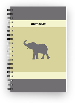 

Inkalabh A5 Notebook(Elephant Memories, Multicolor)