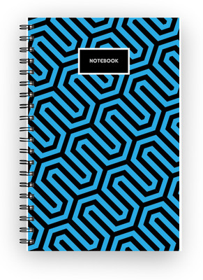 

Inkalabh A5 Notebook(Blue Tiles, Multicolor)