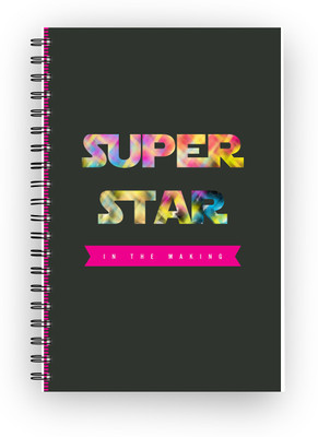 

Inkalabh A5 Notebook(Super Star in Making, Multicolor)