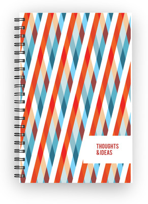 

Inkalabh A5 Notebook(Thoughts & Ideas Bars, Multicolor)