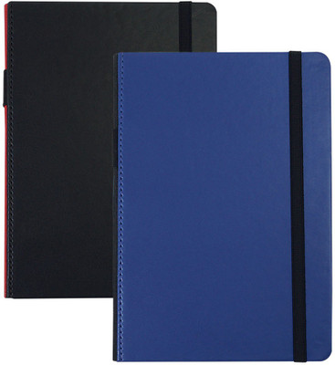 

Imagine Products A5 Notebook(A5 Notebook, Blue, Black, Pack of 2), Black;blue
