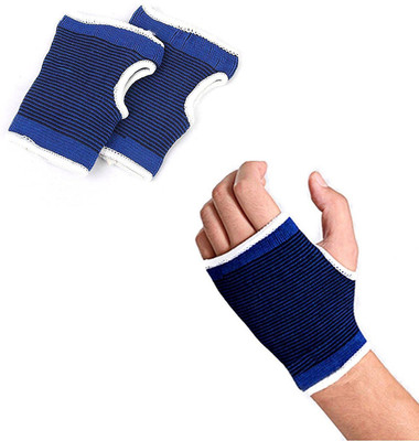 

One Point Collections Elastic Palm for Gym Jogging Exercise Muscle Pain Health (Free Size, Blue) Unisex (Pack Of 2) Fitness Band(Blue, Pack of 2)