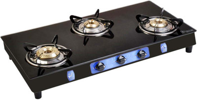 Bajaj CGX3 ECO 3 Burner Gas Cooktops (Black)