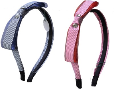 

Sagunya Stylish Bow Hair Band(Blue, Pink)