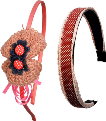 

Sagunya Casual Hair Band(Red, Pink)