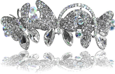

Dolls N Queens Butterflies2 Hair Clip(White)