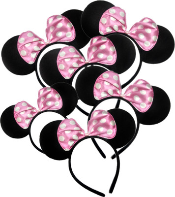 

kieana Birthday gift as well as birthday return gift for kids online pack of 6 Hair Band(Black, Pink)