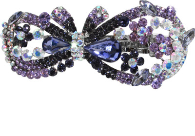 

Dolls N Queens Bowtie Hair Clip(Purple)