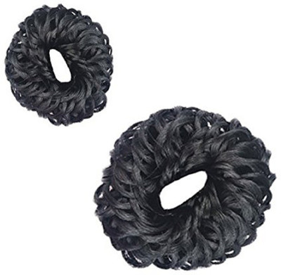 

Confidence Hair Juda Band (Large+Small) Hair Accessories (Black) Rubber Band(Black)
