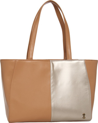 

SROTA Hand-held Bag(Beige, Silver)