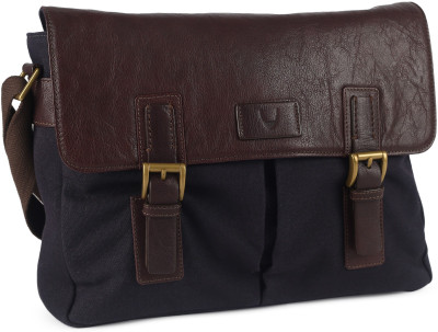 

Hidesign Messenger Bag(Blue, Brown)