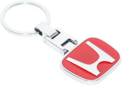 

Shubheksha Honda Logo Double-sided Metallic Red Key Chain Key Chain