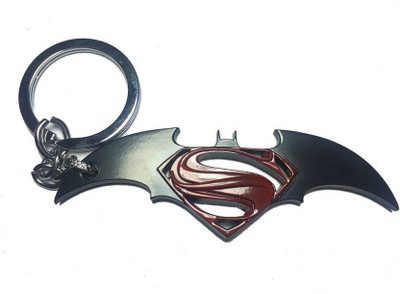 

styledose superman vs batman red Key Chain